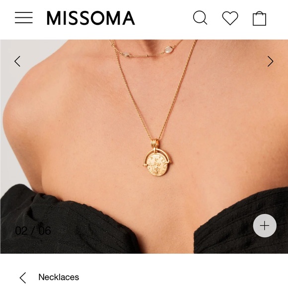 Missoma Gold Necklace - Picture 5 of 6